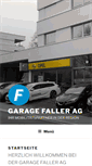 Mobile Screenshot of garage-faller.ch